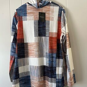 Patchwork Long Sleeve Hoodie